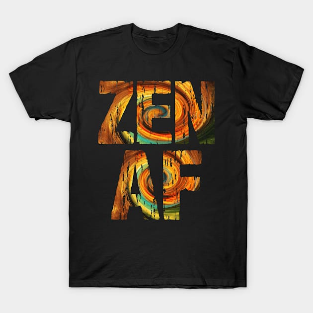 Zen AF Spiral Spiritual T-Shirt by Nirvanibex